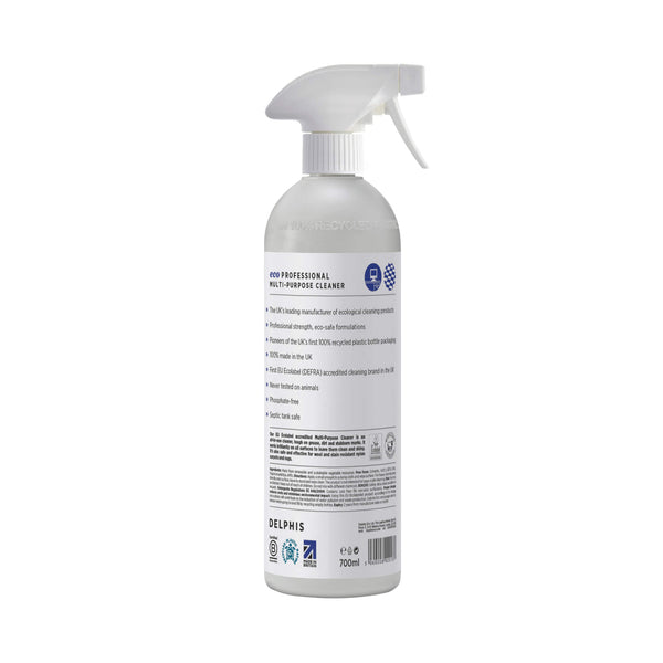 Delphis Eco Commercial Multi-Purpose Cleaner 700ml Back Label