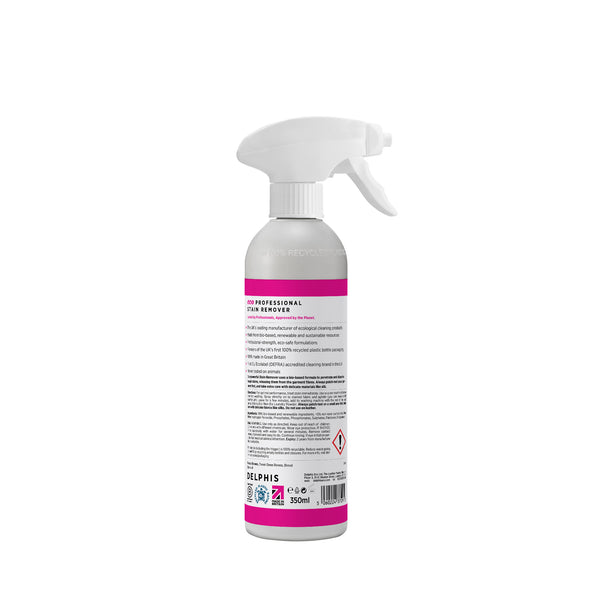 Delphis Eco Laundry Stain Remover 350ml Back Labe;