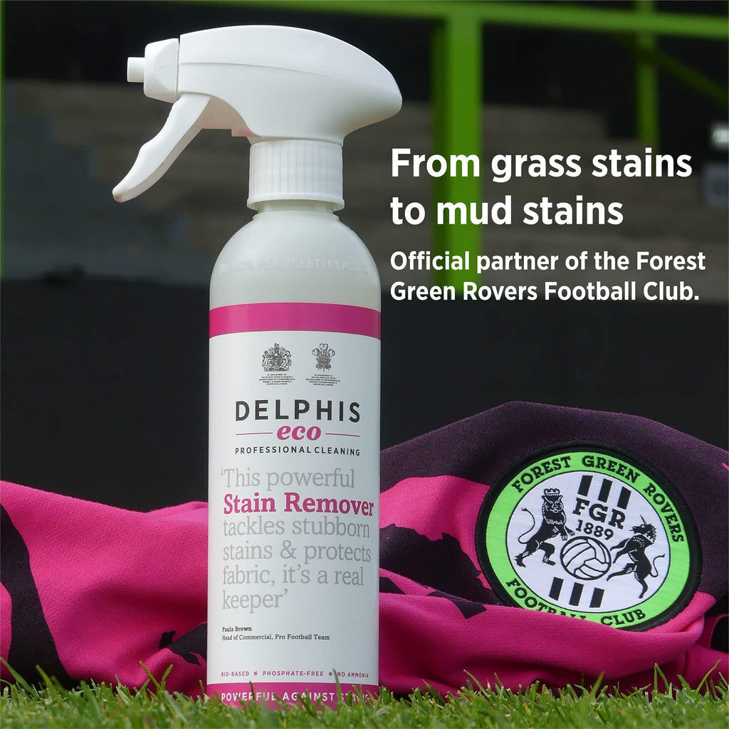 Delphis Eco Laundry Stain Remover in Partnership with Forest Green Rovers Football Team