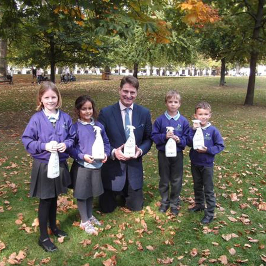 Primary school recycling warriors approve Delphis Eco’s 100% Post Consumer Recycled Plastic packaging