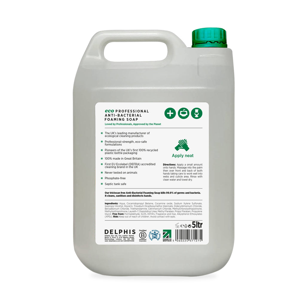 Commercial Anti-Bacterial Foaming Soap 5L (RTU)