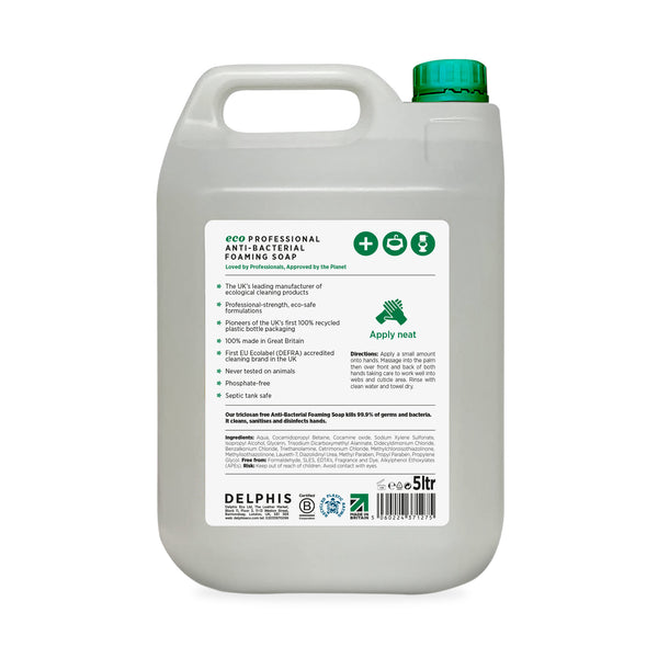 Commercial Anti-Bacterial Foaming Soap 5L (RTU)