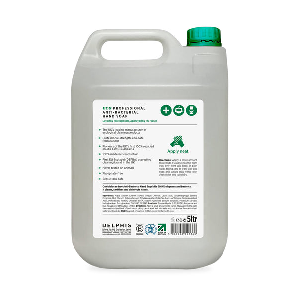 Commercial Anti-Bacterial Hand Soap 5L (RTU)