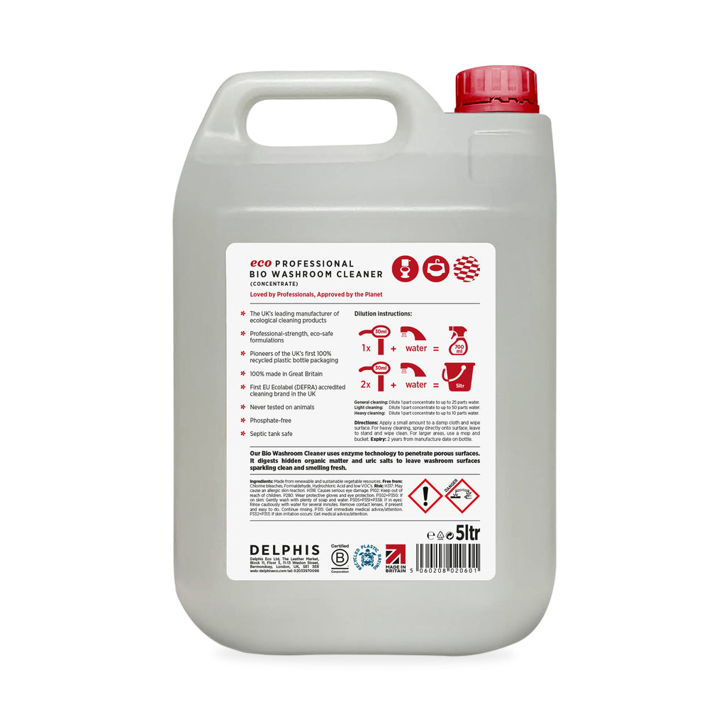 Commercial Bio Washroom Cleaner 5L (Concentrate)