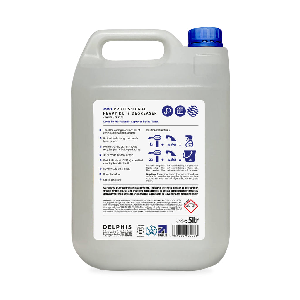 Commercial Heavy Duty Degreaser 5L (Concentrate)