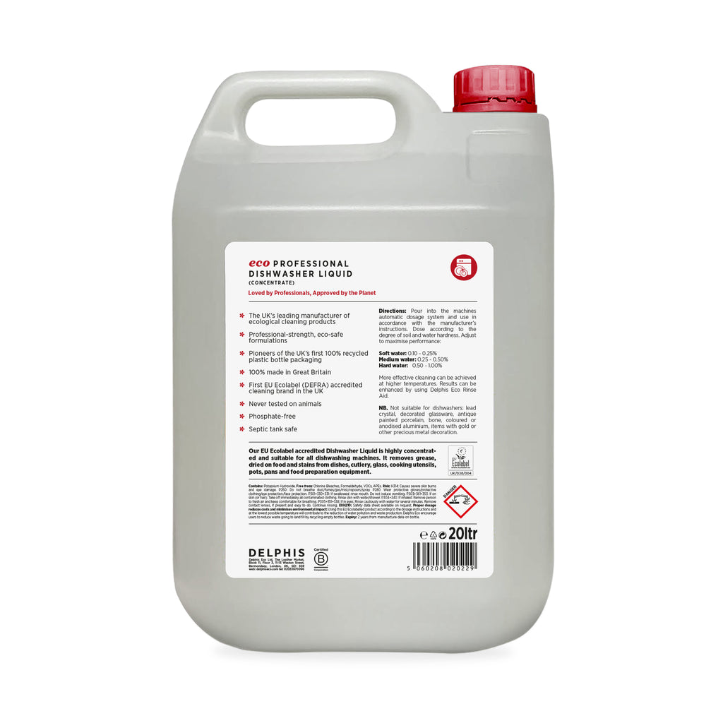 Commercial Dishwasher Liquid 20L (Concentrate)