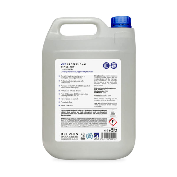 Commercial Rinse Aid 5L (Concentrate)