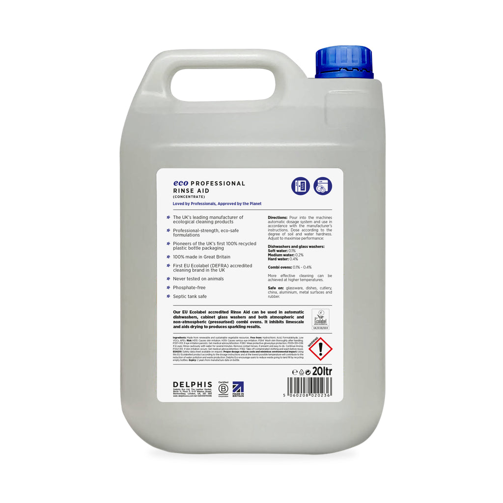 Commercial Rinse Aid 20L (Concentrate)