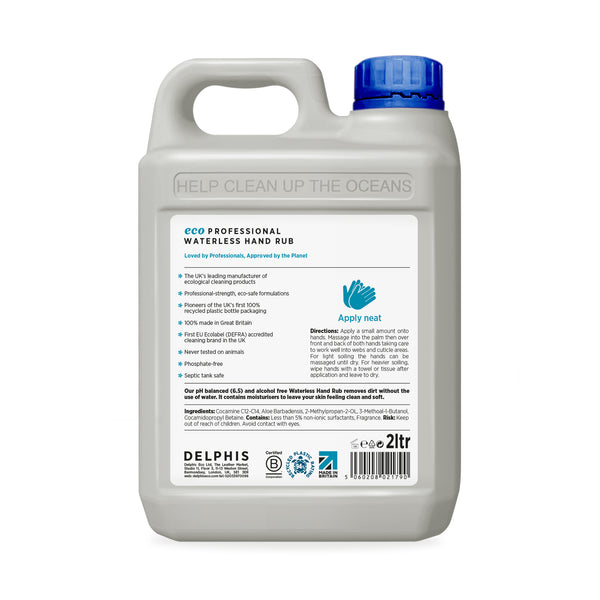 Commercial Waterless Hand Rub 2L (RTU)
