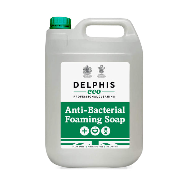 Delphis Eco Commercial Anti-Bacterial Foaming Soap 5L Front Label