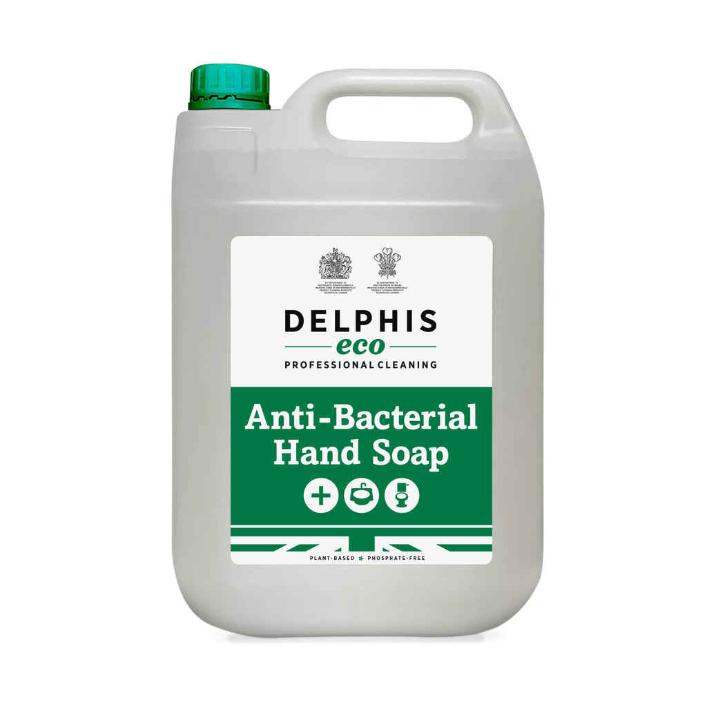 Delphis Eco Commercial Anti-Bacterial Hand Soap 5L Front Label