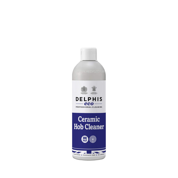 Delphis Eco Commercial Ceramic Hob Cleaner 500ml Front Label