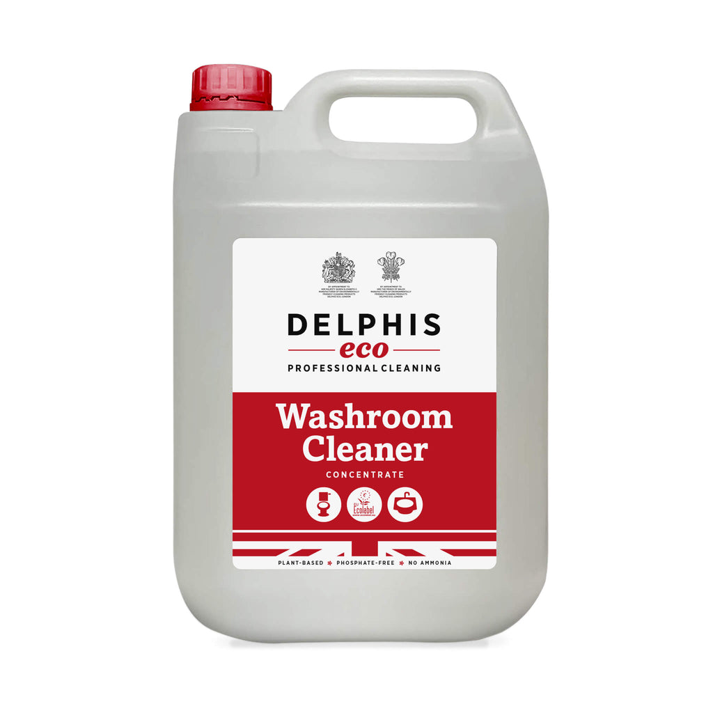 Delphis Eco Commercial Washroom Cleaner 5L Front Label