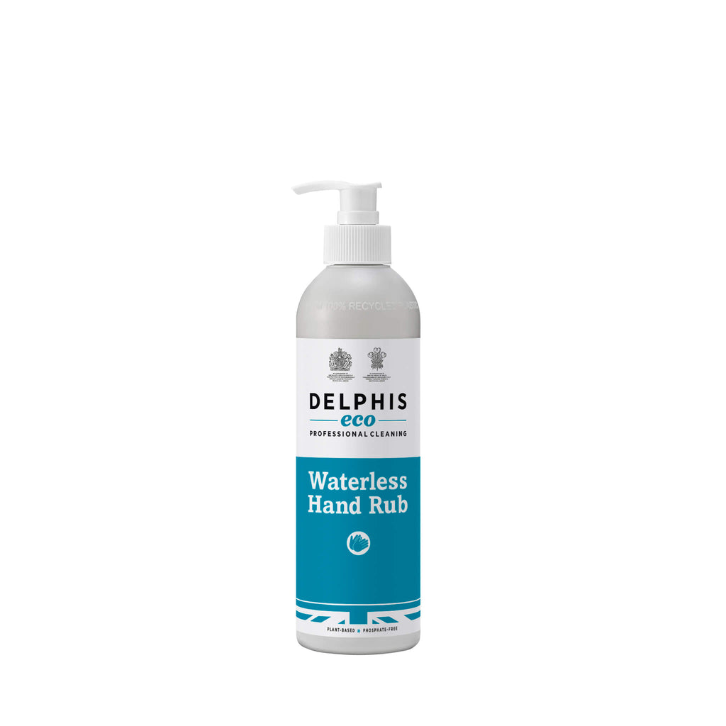 Delphis Eco Commercial Waterless Hand Rub 350ml Front Label