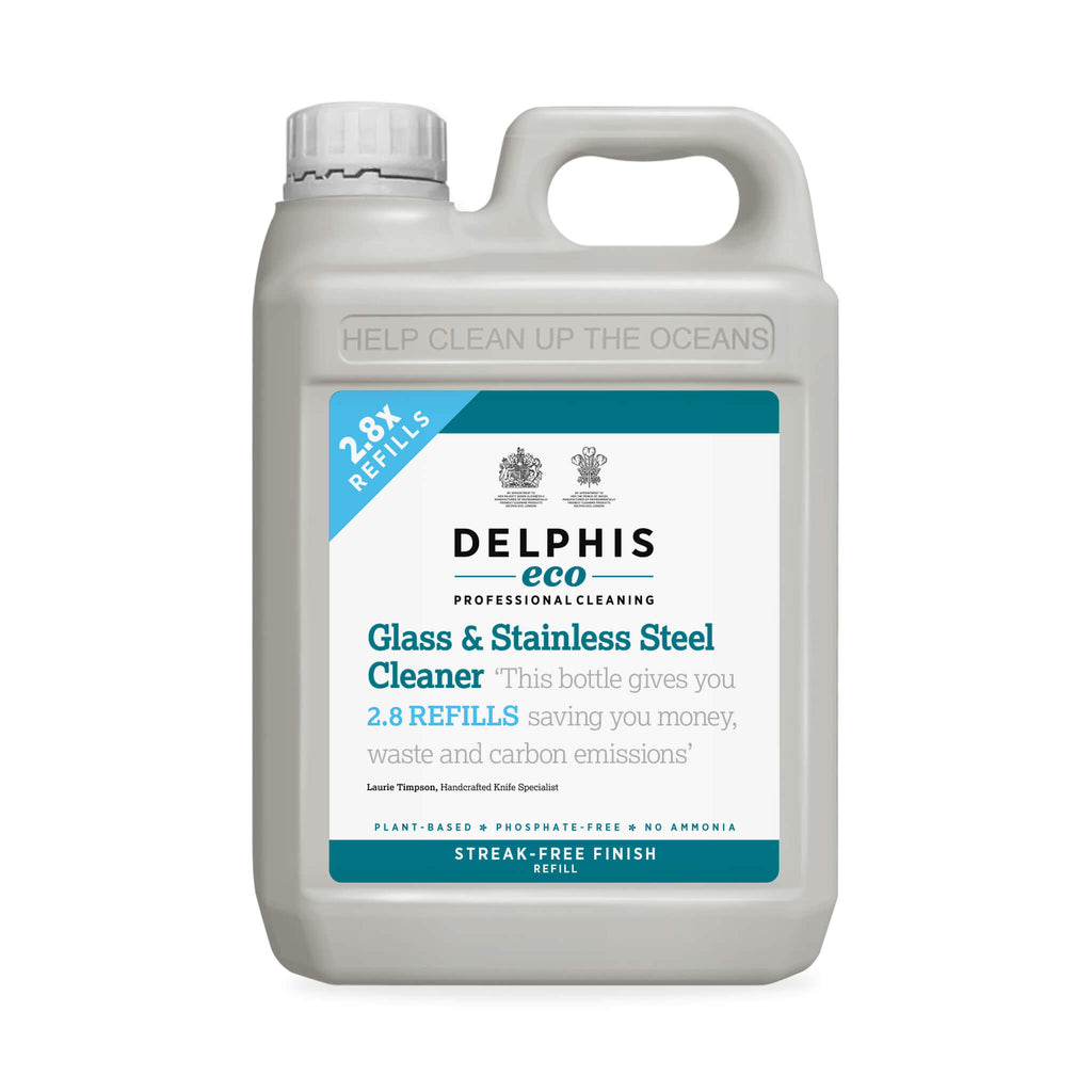 Delphis Eco Glass & Stainless Steel Cleaner 2L