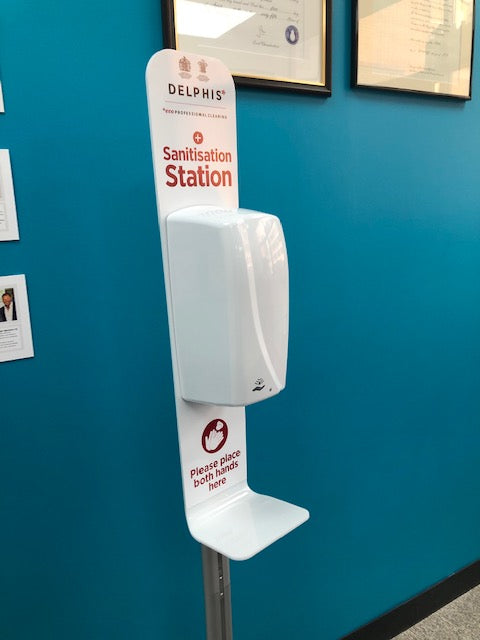 Free Standing Sanitary Dispenser Unit